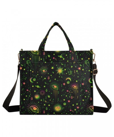 Women Space Galaxy Eye Corduroy Tote Bag Casual Handbags Fashion Shoulder Hobo bag $14.45 Totes