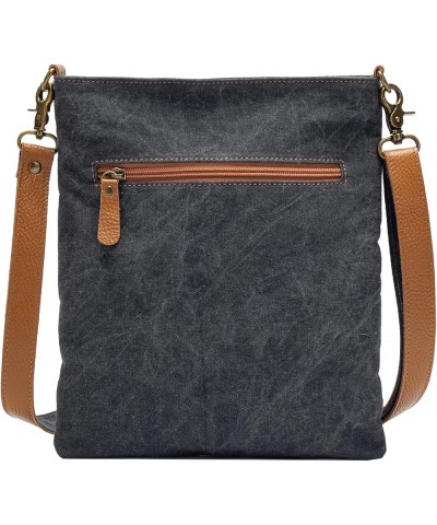 Cowhide & Canvas Crossbody Bags for Women, Western Purses Shoulder Bag Handmade Crossbody Purse Vintage Style S1024 $24.00 Sh...