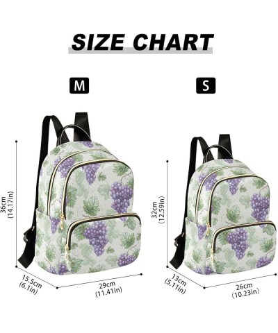 Watercolor Grapes Backpack Purse for Women Anti-theft Small Fashion Travel Backpack Back Pack HandBag Lady Gifts,S Medium $13...