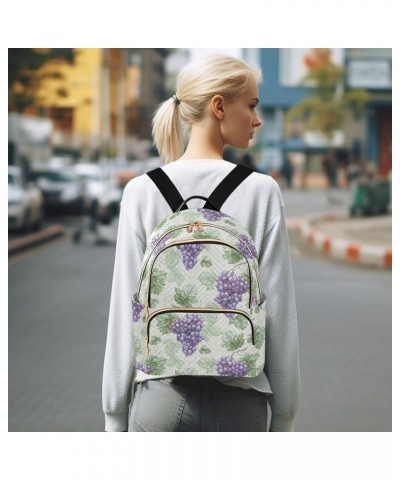 Watercolor Grapes Backpack Purse for Women Anti-theft Small Fashion Travel Backpack Back Pack HandBag Lady Gifts,S Medium $13...