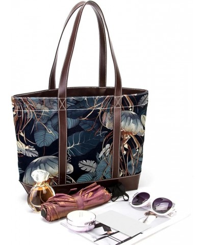 Tote Bag, Large Tote Bag, Women's Tote Handbags, Vintage Iris Pastorable Floral, Tote Bags for Women Design 6595 $28.79 Totes