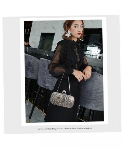 1pc Embroidered Evening Bag Cross Body Wallet Crossbody Wallet Clutch Wallet for Women Crossbody Lady Wedding Bag Womens Even...