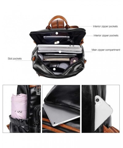 Women Wallet Soft Leather Designer Trifold Multi Card Organizer Lady Clutch Bundles with Backpack Purse for Women Fashion Lea...