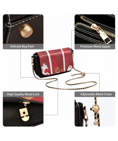 Crossbody Bags for Women Trendy Women's Black Shoulder Bag Small PU Leather Flap Cross Body Bag Handbags Pattern9 $20.08 Cros...