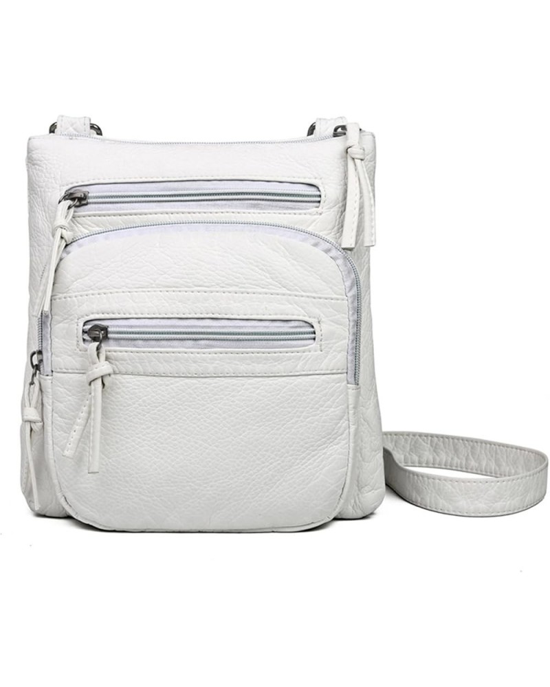 Crossbody Bags for Women Trendy Shoulder Bags Multi Pocket Soft Hobo Bag Lightweight Crossbody Purses Medium Handbags White $...