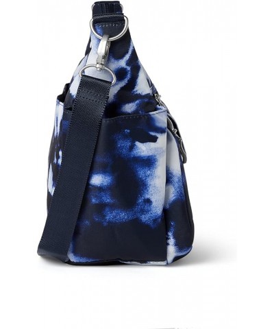 Modern Everywhere Bagg - Water-resistant Lightweight Hobo Crossbody Bag for Women - Easy-Access Phone Pocket Navy Ink Tie Dye...