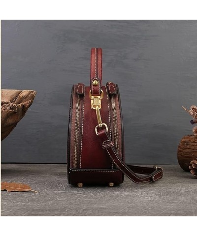 Women Genuine Cow Leather Purse Shoulder Bag Handbag Embossed Crossbody Purse for Girl Small Tote Bags Travel Coffee-cat $32....