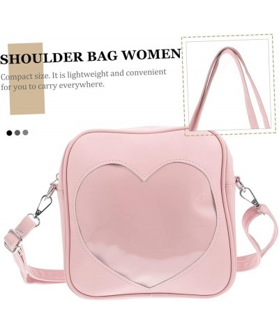 2pcs Shoulder Bags Purple Crossbody Bags for Women Womens Small Crossbody Purse Black Crossbody Bags for Pinkx4pcs $18.21 Cro...