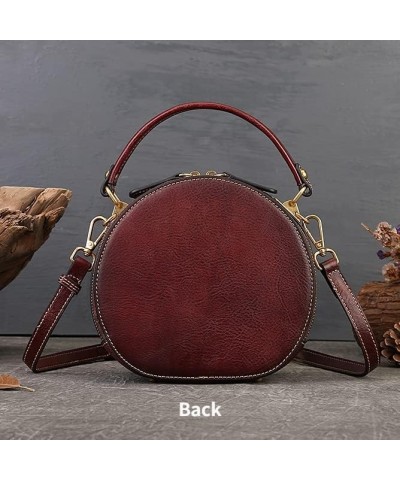 Women Genuine Cow Leather Purse Shoulder Bag Handbag Embossed Crossbody Purse for Girl Small Tote Bags Travel Coffee-cat $32....