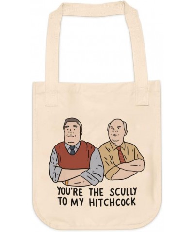 You_re The Scully To My Hitchcock Tote bag for Women And Men Graphic Shoulder Bags Casual Cloth Purses and Aesthetic Handbags...