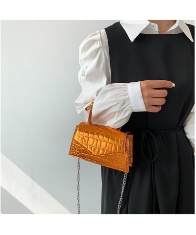 Small Shoulder Bags,Crossbody Purses for Women Vegan Leather Handbag Clutch Hobo Retro Classic Purse Gold $23.51 Hobo Bags