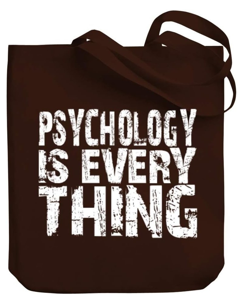 Psychology is everything Canvas Tote Bag 10.5" x 16" x 4 $22.79 Totes