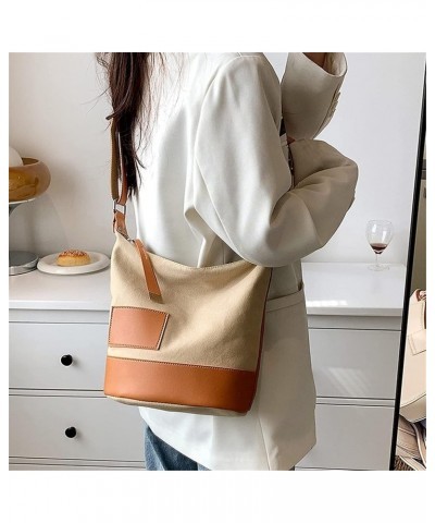 Ladies Lightweight Casual Messenger Bags Ladies Fashion Shoulder Tote Bags (Color : G) Khaki $35.10 Totes