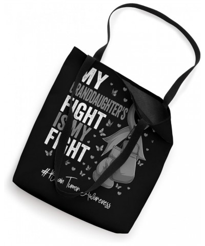 Gray Ribbon Granddaughter Brain Tumor Awareness Tote Bag $11.88 Totes