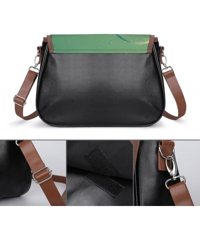 Fashion Crossbody Bags Women's Shoulder Bags Classic City Leather Satchels Hobo Bags Flower Color4 $22.50 Hobo Bags