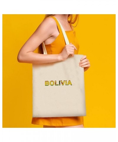 Bolivia Flag Tote Bag National Flag Canvas Tote Bag with Handle Cute Book Bag Shopping Shoulder Bag for Women Girls Style-6 $...