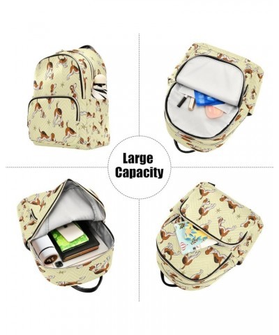 Fashion Backpack Mini Backpack Purse Casual Daily Backpack Relax Dogs for Travel for College Work Medium $17.67 Backpacks