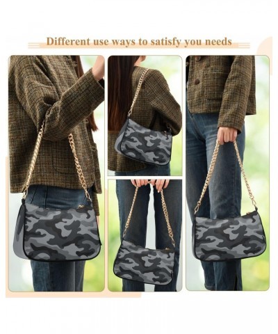 Shoulder Bag Camo Cartoon Camo Grey Women Clutch Handbag Shoulder Purch Boho Bag Date Chain Bag Tote Bag Spring Holiday Birth...