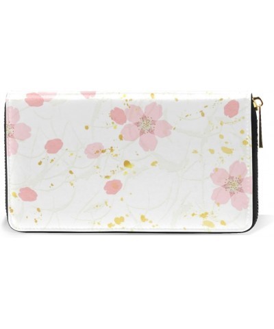 U LIFE Floral Spring Summer Flowers Wallets Purse Cash Card Holder Case Leather $16.09 Wallets