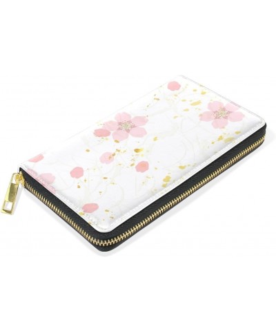 U LIFE Floral Spring Summer Flowers Wallets Purse Cash Card Holder Case Leather $16.09 Wallets