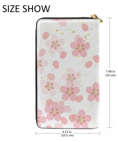 U LIFE Floral Spring Summer Flowers Wallets Purse Cash Card Holder Case Leather $16.09 Wallets