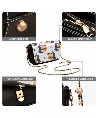 Crossbody Bags for Women Trendy Women's Black Shoulder Bag Small PU Leather Flap Cross Body Bag Handbags Pattern3 $21.31 Cros...