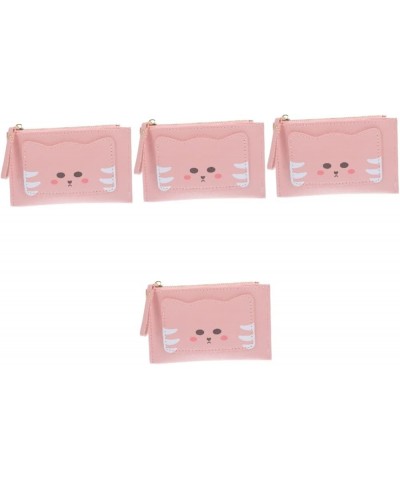 Cat Wallet 4pcs Cartoon Money Bag Purses for Girls Small Purse Small Wallet Change Purse Small Wallet for Women Zip Wallet Wo...