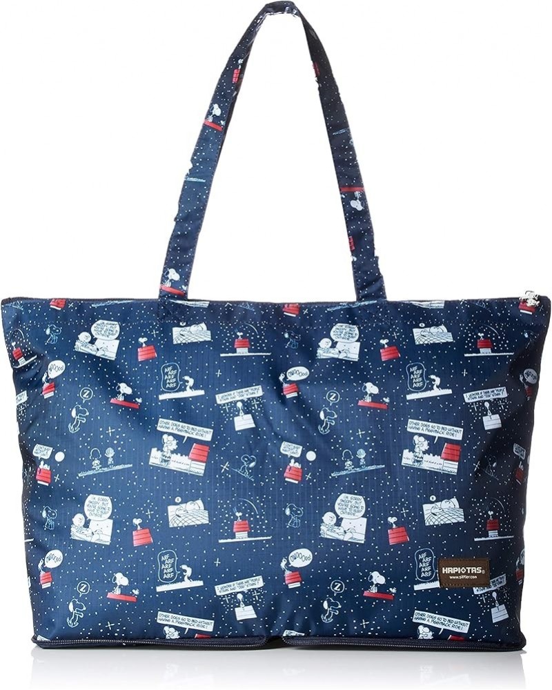 [ハピタス] 折りたたみトートバッグ キャリーオン可能 豊富な柄 17L 33 cm 0.26kg Pn29. Night and Sleep Navy $18.20 Totes