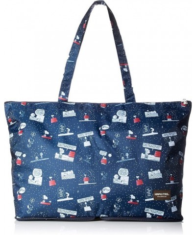 [ハピタス] 折りたたみトートバッグ キャリーオン可能 豊富な柄 17L 33 cm 0.26kg Pn29. Night and Sleep Navy $18.20 Totes