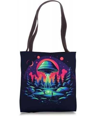 Camping UFO Gear Alien Abduction Tote Bag $9.49 Totes