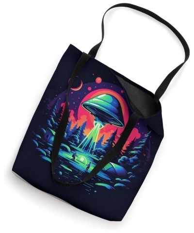 Camping UFO Gear Alien Abduction Tote Bag $9.49 Totes