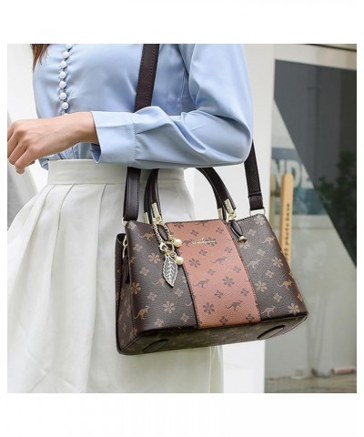 Women Leather Satchel Purses Handbags For Trendy, Luxury Lady Shoulder Tote Bag Black05 $21.30 Totes