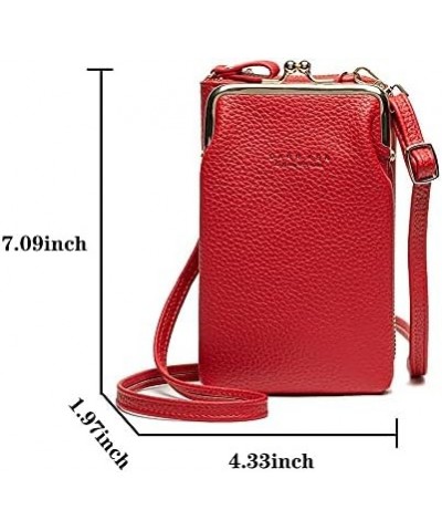 multifunctional women's crossbody bag fashion cell phone shoulder bag multi-color card case holiday gift travel wallet $17.84...