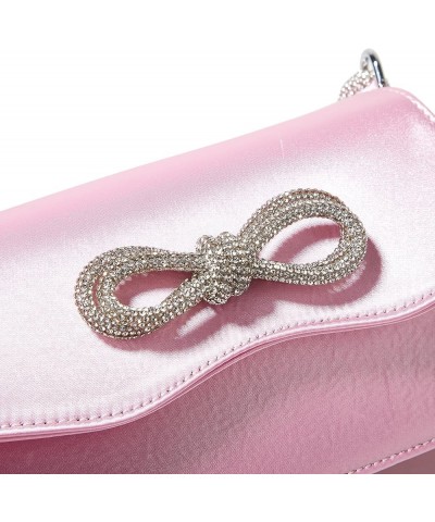 Double Bow Rhinestone Evening Handbag for Women Mini Hobo Bag Tote Bag Elegant Purses for Wedding Travel Party Gold $20.16 Ev...