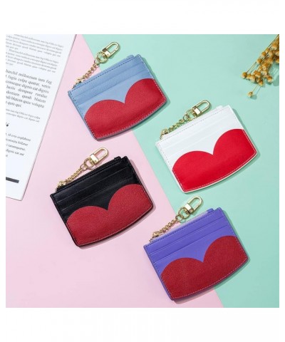 Simple Wallet Coin Purse Soft Genuine Leather Zipper Cute Mini Bag Female Card Holder Clutch Key Case, Purple, Small, Modern ...