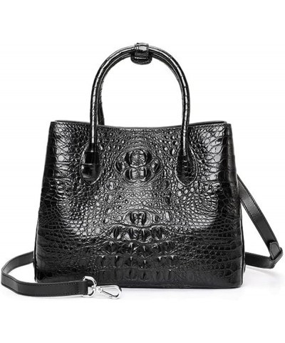 100% Genuine Crocodile Leather Women Handbag Real Alligator Skin Shoulder Bag Luxury Tote Bag Crossbody Bag Black $93.93 Shou...