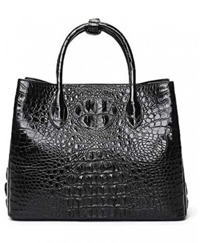 100% Genuine Crocodile Leather Women Handbag Real Alligator Skin Shoulder Bag Luxury Tote Bag Crossbody Bag Black $93.93 Shou...