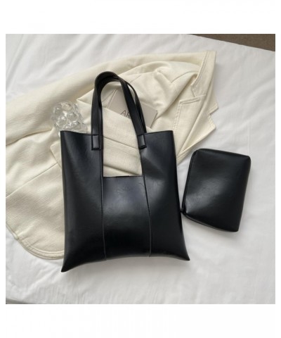 Hobo Bags for Women Ladies Top Handle Handbag Shoulder Purses Tote Bag Black $15.40 Totes