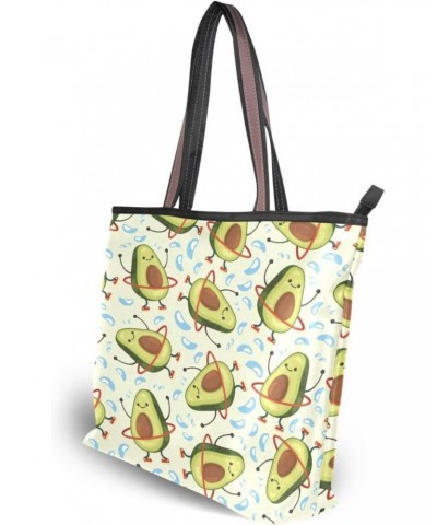 Womens Tote Bag, Funny Training Slim Avocado Ladies Zip Shoulder Handbags $12.95 Shoulder Bags