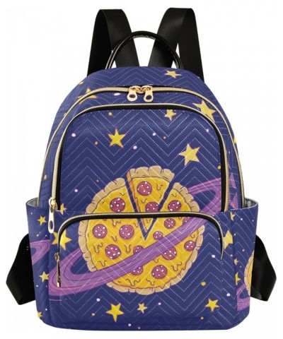 Pizza Planet Galactic Orbit Fashion Travel Backpack for Women Multi Pockets Lightweight Purse for Women-S Multicolor Medium $...