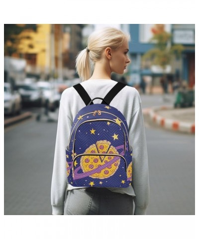 Pizza Planet Galactic Orbit Fashion Travel Backpack for Women Multi Pockets Lightweight Purse for Women-S Multicolor Medium $...