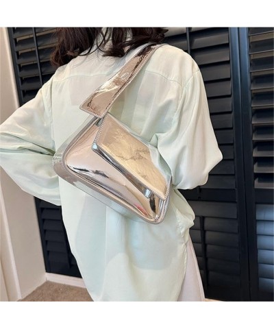 Clutch Purse for Women - Y2K Glitter Tote Evening Bag Leather Hobo Party Handbags Cute Metallic Shoulder Bags B-silver $12.00...