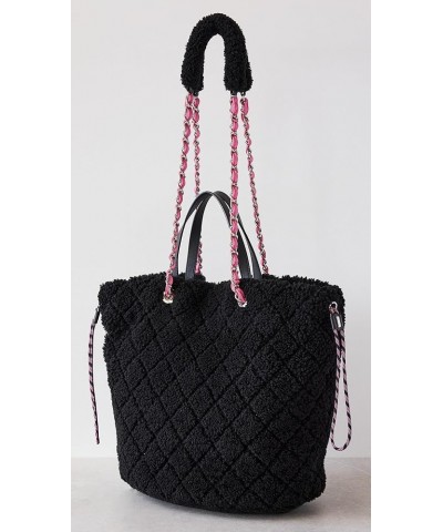 Women's Pre-Loved Coco Neige Tote, Shearling Black $1.00 Totes