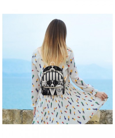 Dogs Print Backpack Purse for Women PU Leather Lightweight Ladies Shoulder Fashion Satchel Bags Travel Casual Daypack $24.89 ...