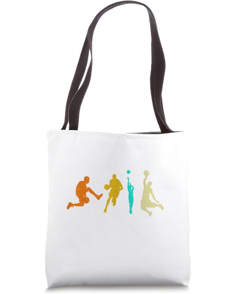 Basketball family vintage playing basketball Coach Tote Bag $10.78 Totes