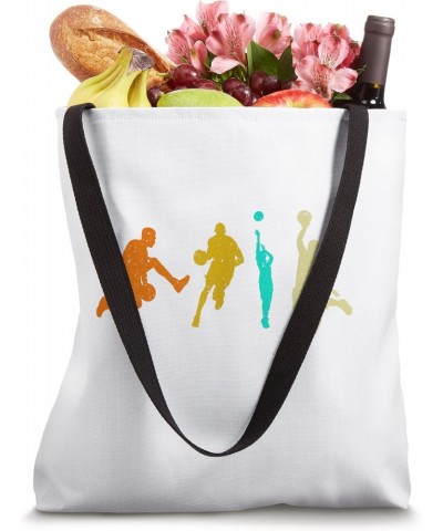 Basketball family vintage playing basketball Coach Tote Bag $10.78 Totes