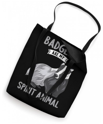 Badgers are my Spirit Animal Badger Tote Bag $14.70 Totes