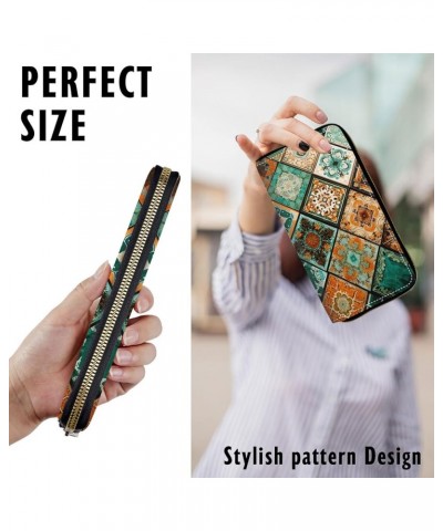 Women Wallets Large Capacity Clutch Purse for Men Women Ladies Slim Purse Credit Card Holder, RFID Blocking Wristlet Cell Pho...