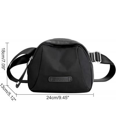 Crossbody Bag Lightweight Small Walking Bag Water resistant Shoulder Bag with adjustable strap Black $11.91 Shoulder Bags