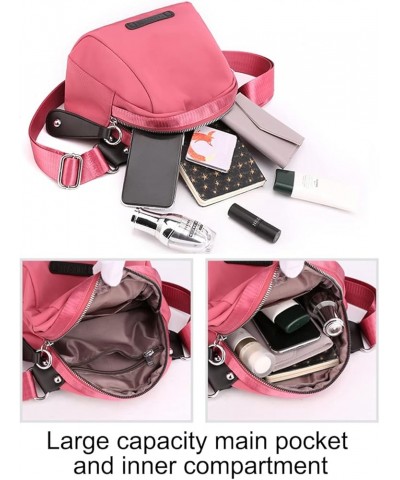 Crossbody Bag Lightweight Small Walking Bag Water resistant Shoulder Bag with adjustable strap Black $11.91 Shoulder Bags